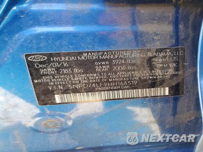 Zdjęcie 12 z 12 samochodu: 2017 HYUNDAI ELANTRA SE VIN:5NPD74LF9HH166519 - miniatura
