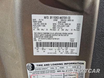 Zdjęcie 12 z 13 samochodu: 2014 FORD F150 SUPERCREW VIN:1FTEW1CM8EFA78121 - miniatura