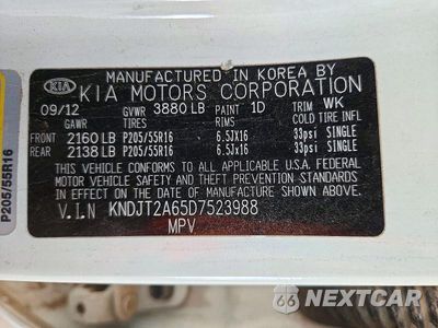 Zdjęcie 12 z 12 samochodu: 2013 KIA SOUL + VIN:KNDJT2A65D7523988 - miniatura