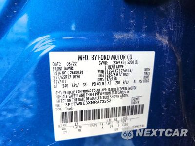 Zdjęcie 12 z 12 samochodu: 2022 FORD MAVERICK XL VIN:3FTTW8E3XNRA73252 - miniatura