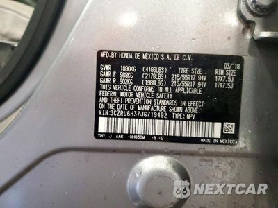Zdjęcie 14 z 14 samochodu: 2018 HONDA HR-V LX VIN:3CZRU6H37JG719492 - miniatura