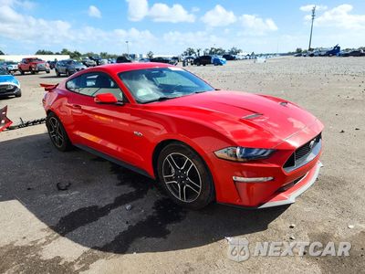 Czwarte zdjęcie samochodu z boku: 2019 FORD MUSTANG GT VIN:1FA6P8CF5K5140576 - miniatura