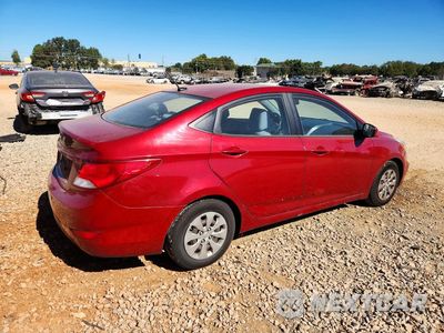 Trzecie zdjęcie samochodu z tyłu: 2017 HYUNDAI ACCENT SE VIN:KMHCT4AE0HU390328 - miniatura