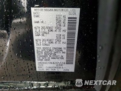 Zdjęcie 12 z 12 samochodu: 2026 NISSAN FRONTIER SV VIN:1N6ED1EJ5TN637228 - miniatura