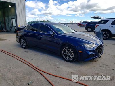 Czwarte zdjęcie samochodu z boku: 2020 HYUNDAI SONATA SEL VIN:5NPEF4JA1LH004911 - miniatura