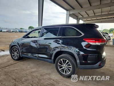 Drugie zdjęcie samochodu z przodu: 2019 TOYOTA HIGHLANDER XLE VIN:5TDKZRFH1KS334974 - miniatura