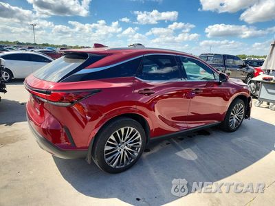 Trzecie zdjęcie samochodu z tyłu: 2023 LEXUS RX 350H LUXURY VIN:2T2BBMCAXPC013140 - miniatura