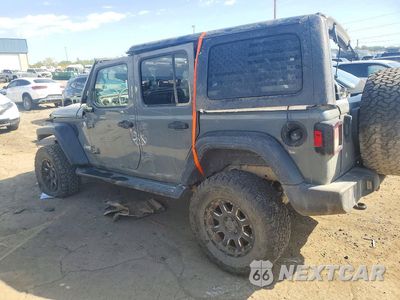 Drugie zdjęcie samochodu z przodu: 2018 JEEP WRANGLER UNLIMITED SPORT VIN:1C4HJXDG3JW281368 - miniatura
