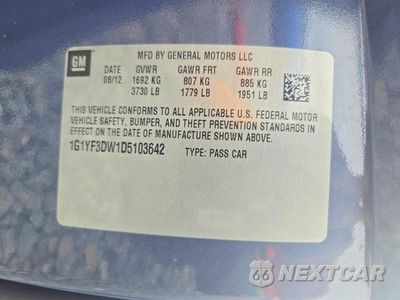 Zdjęcie 12 z 12 samochodu: 2013 CHEVROLET CORVETTE VIN:1G1YF3DW1D5103642 - miniatura