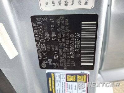 Zdjęcie 12 z 12 samochodu: 2014 KIA OPTIMA HYBRID VIN:KNAGN4AD0E5065740 - miniatura