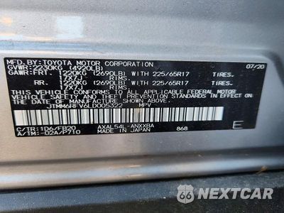 Zdjęcie 12 z 12 samochodu: 2020 TOYOTA RAV4 LE VIN:JTMM6RFV6LD005322 - miniatura