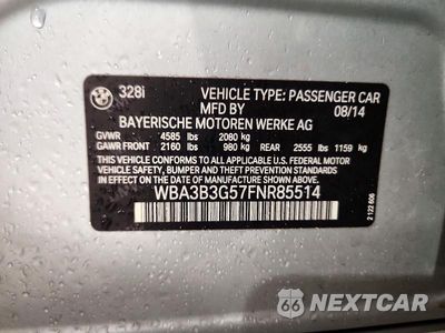 Zdjęcie 12 z 12 samochodu: 2015 BMW 328 XI VIN:WBA3B3G57FNR85514 - miniatura