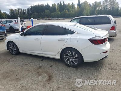 Drugie zdjęcie samochodu z przodu: 2019 HONDA INSIGHT TOURING VIN:19XZE4F96KE007938 - miniatura