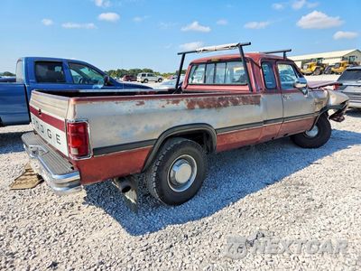 Trzecie zdjęcie samochodu z tyłu: 1992 DODGE D-SERIES D200 VIN:3B7KE23C3NM570347 - miniatura