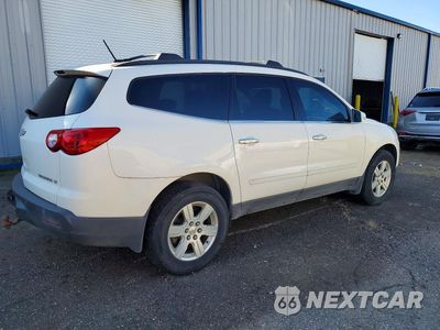 Trzecie zdjęcie samochodu z tyłu: 2012 CHEVROLET TRAVERSE LT VIN:1GNKRGED3CJ101316 - miniatura