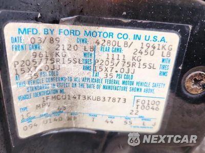 Zdjęcie 13 z 13 samochodu: 1989 FORD BRONCO II VIN:1FMCU14T3KUB37873 - miniatura