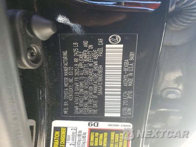 Zdjęcie 12 z 12 samochodu: 2022 LEXUS ES 300H F SPORT VIN:58AGA1C18NU018594 - miniatura