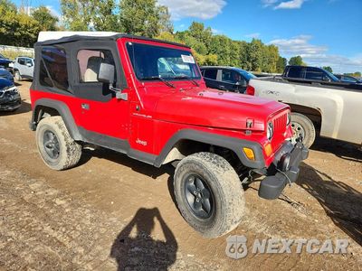 Czwarte zdjęcie samochodu z boku: 1997 JEEP WRANGLER / TJ SE VIN:1J4FY29P4VP412378 - miniatura
