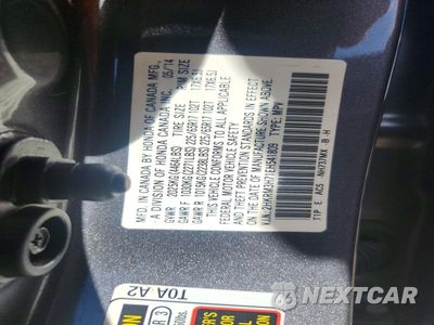 Zdjęcie 13 z 13 samochodu: 2014 HONDA CR-V EXL VIN:2HKRM3H71EH541809 - miniatura