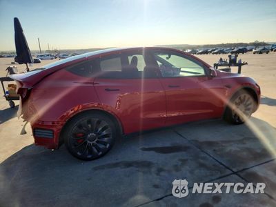 Trzecie zdjęcie samochodu z tyłu: 2021 TESLA MODEL Y VIN:5YJYGDEFXMF269424 - miniatura