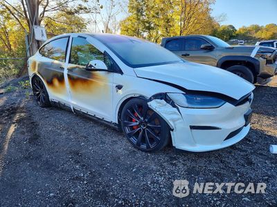 Czwarte zdjęcie samochodu z boku: 2024 TESLA MODEL X VIN:7SAXCBE69RF448592 - miniatura