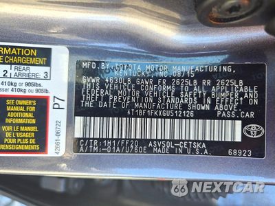 Zdjęcie 12 z 12 samochodu: 2016 TOYOTA CAMRY SE VIN:4T1BF1FKXGU512126 - miniatura