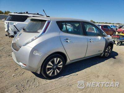 Trzecie zdjęcie samochodu z tyłu: 2013 NISSAN LEAF S VIN:1N4AZ0CP0DC404056 - miniatura