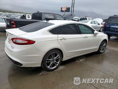 Trzecie zdjęcie samochodu z tyłu: 2015 FORD FUSION TITANIUM VIN:3FA6P0K91FR257605 - miniatura