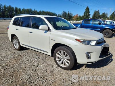Czwarte zdjęcie samochodu z boku: 2013 TOYOTA HIGHLANDER HYBRID LIMITED VIN:JTEDC3EH6D2016296 - miniatura