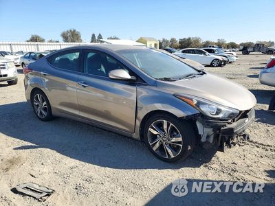 Czwarte zdjęcie samochodu z boku: 2014 HYUNDAI ELANTRA LIMITED VIN:5NPDH4AE8EH471190 - miniatura