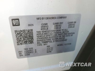 Zdjęcie 13 z 13 samochodu: 2026 CHEVROLET TRAILBLAZER LT VIN:KL79MPSL5TB310842 - miniatura
