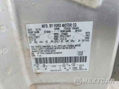 Zdjęcie 12 z 12 samochodu: 2006 FORD F150 VIN:1FTPX14566FA34570 - miniatura