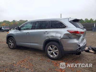 Drugie zdjęcie samochodu z przodu: 2015 TOYOTA HIGHLANDER XLE VIN:5TDJKRFH5FS158467 - miniatura