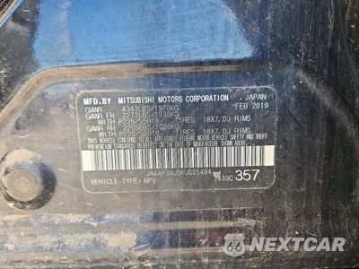 Zdjęcie 12 z 12 samochodu: 2019 MITSUBISHI OUTLANDER SPORT ES VIN:JA4AP3AU5KU025484 - miniatura