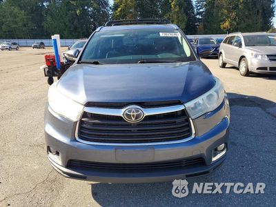 Piąte zdjęcie samochodu w środku: 2014 TOYOTA HIGHLANDER LIMITED VIN:5TDDKRFH9ES057539 - miniatura
