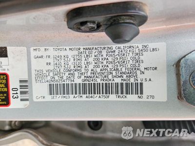 Zdjęcie 12 z 12 samochodu: 2008 TOYOTA TACOMA V6 VIN:5TELU42N58Z547794 - miniatura