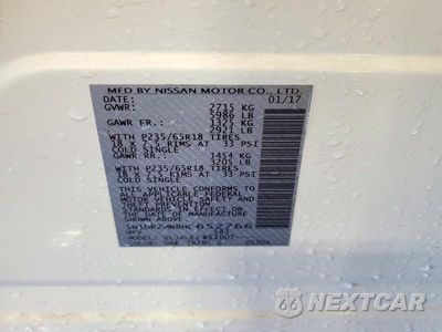 Zdjęcie 13 z 13 samochodu: 2017 NISSAN PATHFINDER SV VIN:5N1DR2MN8HC652766 - miniatura