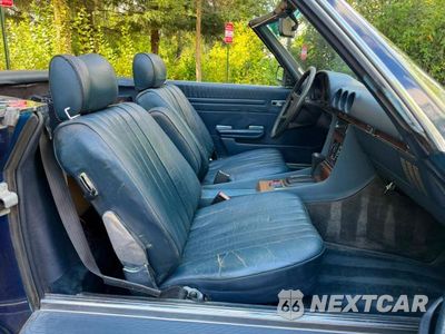 Piąte zdjęcie samochodu w środku: 1981 MERCEDES-BENZ 380 SL VIN:WDBBA45A7BB007242 - miniatura