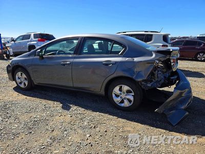 Drugie zdjęcie samochodu z przodu: 2013 HONDA CIVIC LX VIN:19XFB2F53DE269593 - miniatura