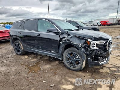 Czwarte zdjęcie samochodu z boku: 2022 GMC TERRAIN SLE VIN:3GKALTEVXNL253049 - miniatura