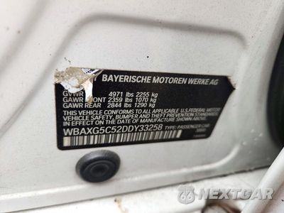 Zdjęcie 12 z 12 samochodu: 2013 BMW 528 I VIN:WBAXG5C52DDY33258 - miniatura