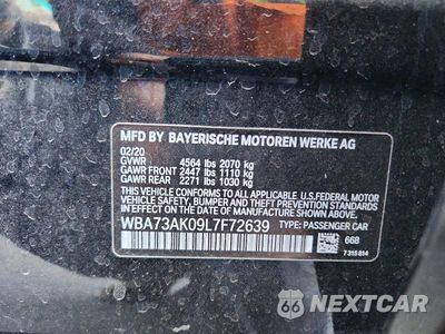 Zdjęcie 13 z 13 samochodu: 2020 BMW 228XI VIN:WBA73AK09L7F72639 - miniatura