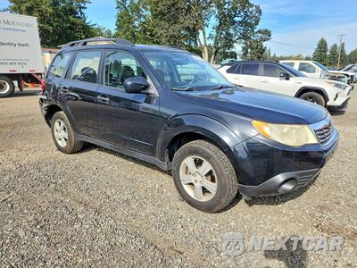 Czwarte zdjęcie samochodu z boku: 2010 SUBARU FORESTER XS VIN:JF2SH6BC5AH778083 - miniatura