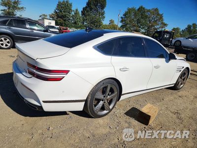 Trzecie zdjęcie samochodu z tyłu: 2022 GENESIS G80 SPORT PRESTIGE VIN:KMTGB4SD7NU127443 - miniatura