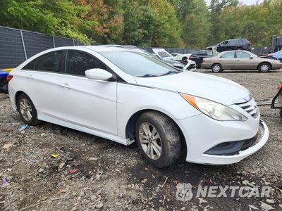 Czwarte zdjęcie samochodu z boku: 2014 HYUNDAI SONATA GLS VIN:5NPEB4AC6EH876484 - miniatura