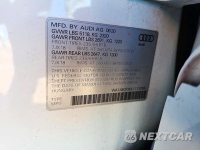 Zdjęcie 13 z 13 samochodu: 2020 AUDI Q3 PREMIUM VIN:WA1AECF30L1113268 - miniatura