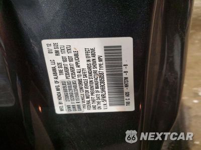 Zdjęcie 13 z 13 samochodu: 2012 HONDA ODYSSEY EXL VIN:5FNRL5H69CB050387 - miniatura