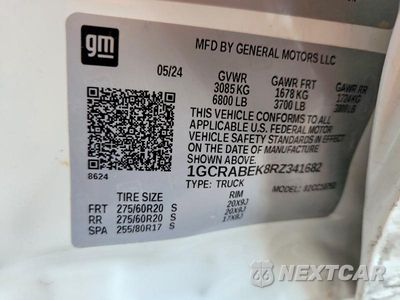 Zdjęcie 12 z 12 samochodu: 2024 CHEVROLET SILVERADO C1500 CUSTOM VIN:1GCRABEK8RZ341682 - miniatura