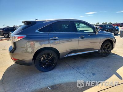 Trzecie zdjęcie samochodu z tyłu: 2012 LEXUS RX 450H VIN:JTJZB1BAXC2407651 - miniatura