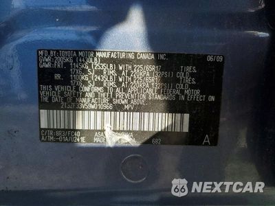 Zdjęcie 13 z 13 samochodu: 2009 TOYOTA RAV4 STANDARD VIN:2T3ZF33V59W010966 - miniatura